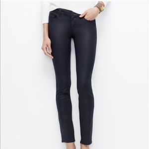Ann Taylor super skinny modern fit waxed jeans